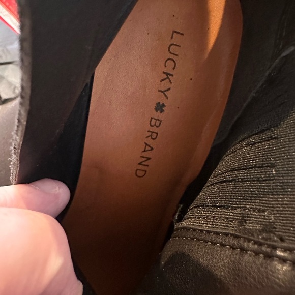 Lucky Brand from Nordstrom block Heel Suede ankle booties - Picture 10 of 13